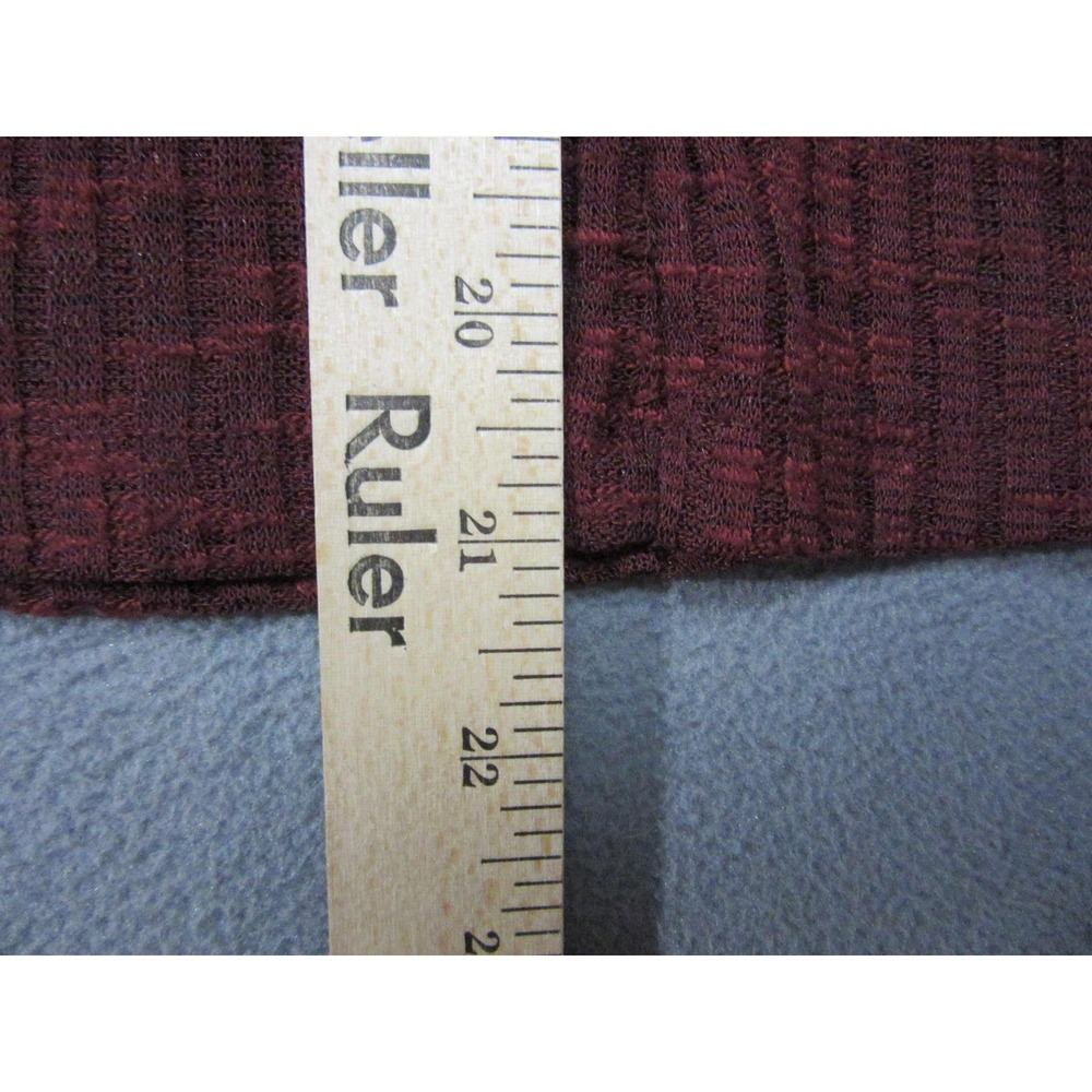 Intimately Free People Top Womens Small Red Ribbed Long Sleeve Slim Stretch - Picture 10 of 11